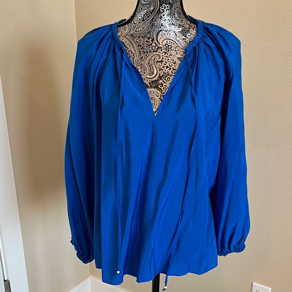 Antonio Melani Vibrant Blue Women’s Blouse Size Small